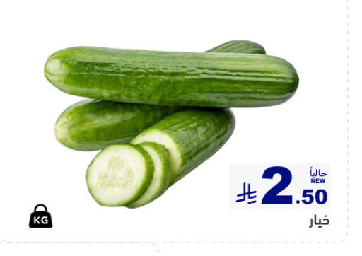 Cucumber available at Aswaq Ramez in KSA, Saudi Arabia, Saudi - Hafar Al Batin