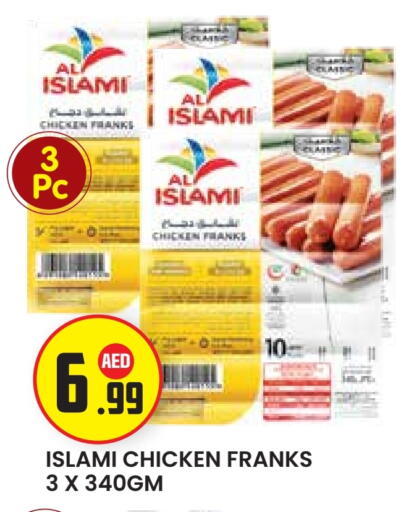 AL ISLAMI Chicken Franks available at Baniyas Spike  in UAE - Abu Dhabi
