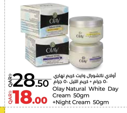 OLAY Face Cream available at LuLu Hypermarket in Qatar - Al-Shahaniya