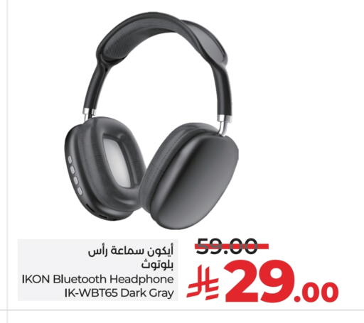 IKON Earphone available at LULU Hypermarket in KSA, Saudi Arabia, Saudi - Al-Kharj