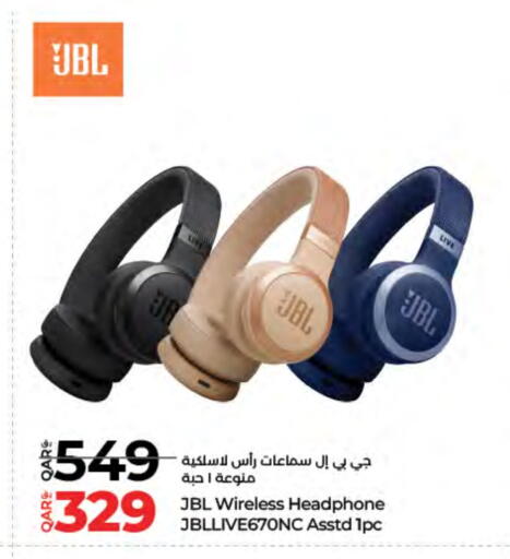 JBL Earphone available at LuLu Hypermarket in Qatar - Al Khor