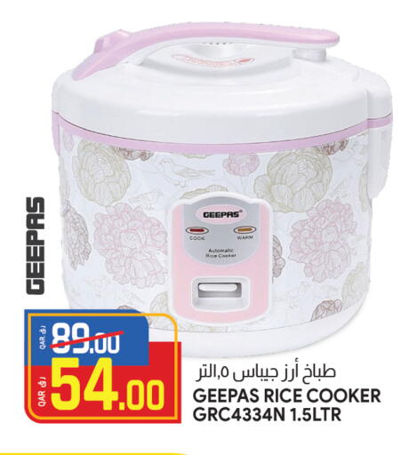 GEEPAS Rice Cooker available at Saudia Hypermarket in Qatar - Al Khor
