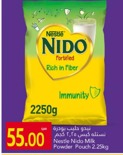 NIDO Milk Powder available at Gulf Food Center in Qatar - Al Shamal