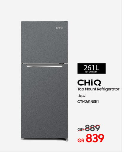 CHIQ Refrigerator available at Techno Blue in Qatar - Al Daayen