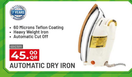 GEEPAS Ironbox available at Rawabi Hypermarket in Qatar - Al Wakra