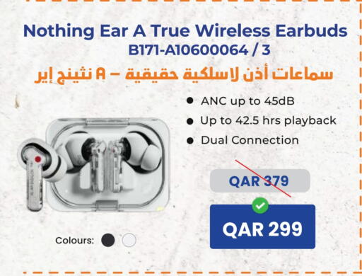 NOTHING Earphone available at  ELECTROMATE QA TRADING in Qatar - Al Rayyan