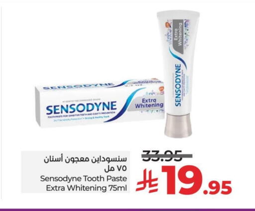 SENSODYNE Toothpaste available at LULU Hypermarket in KSA, Saudi Arabia, Saudi - Hafar Al Batin