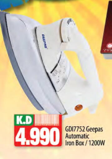 GEEPAS Ironbox available at Mango Hypermarket  in Kuwait - Kuwait City
