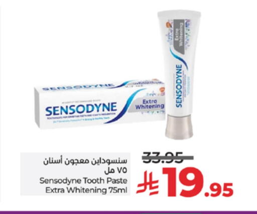 SENSODYNE Toothpaste available at LULU Hypermarket in KSA, Saudi Arabia, Saudi - Tabuk