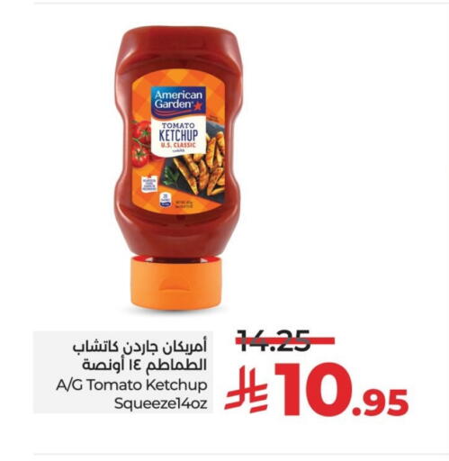 AMERICAN GARDEN Tomato Ketchup available at LULU Hypermarket in KSA, Saudi Arabia, Saudi - Qatif