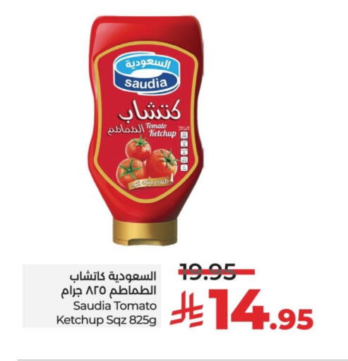SAUDIA Tomato Ketchup available at LULU Hypermarket in KSA, Saudi Arabia, Saudi - Qatif