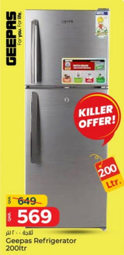 GEEPAS Refrigerator available at Paris Hypermarket in Qatar - Al Khor