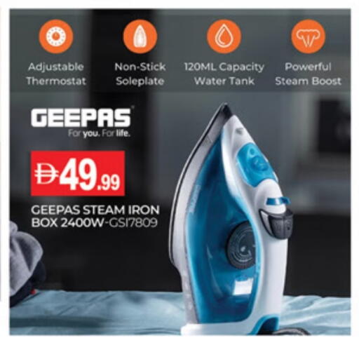 GEEPAS Ironbox available at TALAL MARKET in UAE - Abu Dhabi