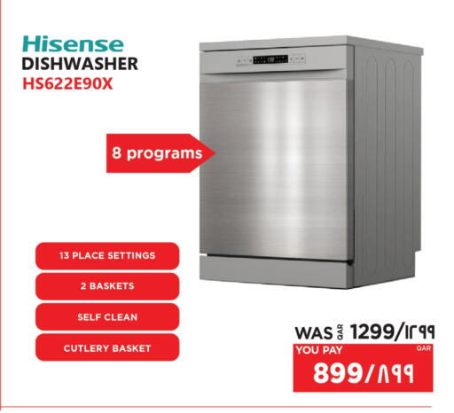 HISENSE Dishwasher available at Emax  in Qatar - Al Daayen