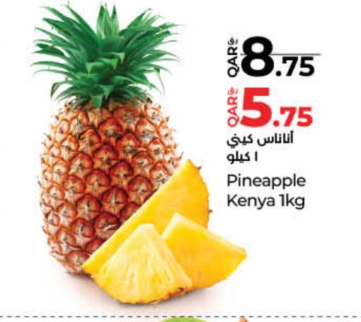 أناناس from Kenya available at لولو هايبرماركت in قطر - الشمال