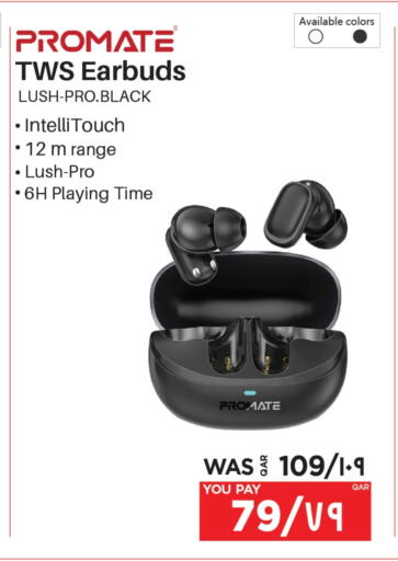 PROMATE Earphone available at Emax  in Qatar - Al Shamal