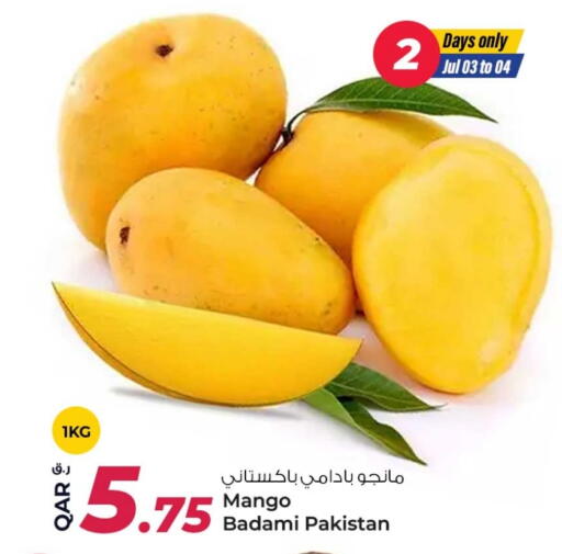 Mangoes from Pakistan available at Rawabi Hypermarket in Qatar - Doha