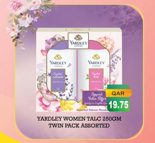 YARDLEY Talcum Powder available at Regency Group in Qatar - Al Wakra
