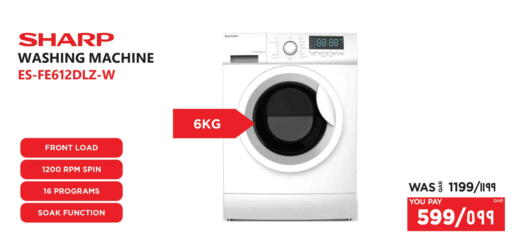 SHARP Washing Machine available at Emax  in Qatar - Al Rayyan
