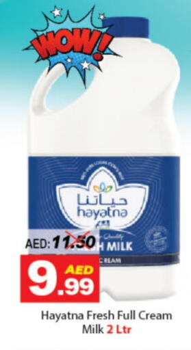 HAYATNA Full Cream Milk available at DESERT FRESH MARKET  in UAE - Abu Dhabi