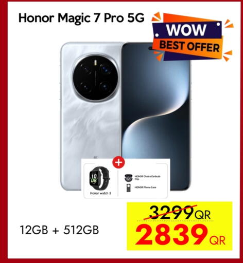 HONOR available at iCONNECT  in Qatar - Al Shamal