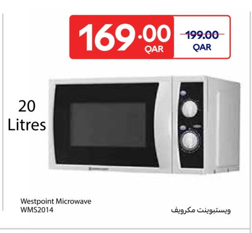 WESTPOINT Microwave Oven available at Carrefour in Qatar - Al Wakra