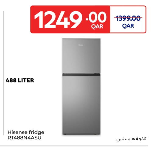 هايسنس ثلاجة available at كارفور in قطر - الدوحة