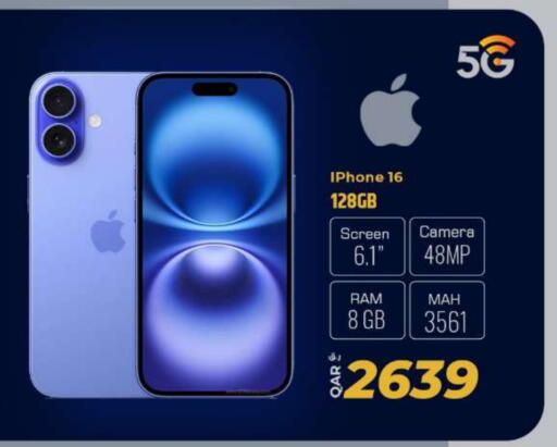 APPLE iPhone 16 available at Al Rawabi Electronics in Qatar - Al Rayyan