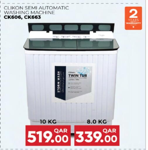 CLIKON Washing Machine available at Ansar Gallery in Qatar - Doha