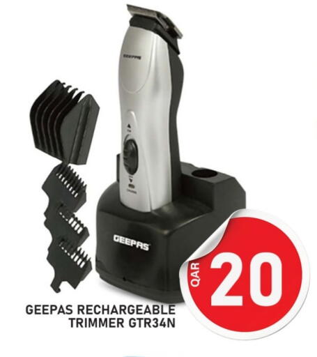 GEEPAS Hair Remover  available at Passion Hypermarket in Qatar - Al Wakra