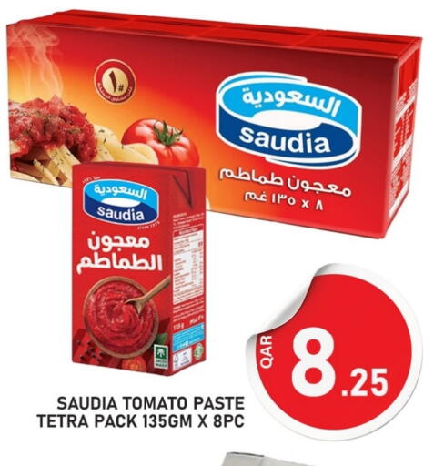 SAUDIA Tomato Paste available at Passion Hypermarket in Qatar - Al Khor
