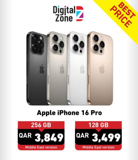 APPLE iPhone 16 available at Digital Zone Trading in Qatar - Al Rayyan