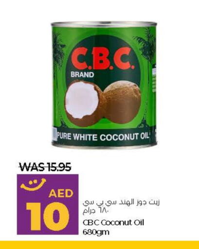 CBC Coconut Oil available at Lulu Hypermarket in UAE - Abu Dhabi