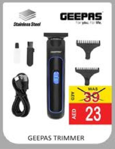 GEEPAS Hair Remover  available at Mango Hypermarket LLC in UAE - Dubai