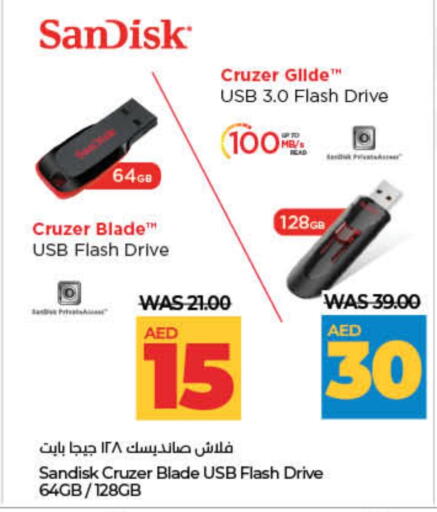 SANDISK Flash Drive available at Lulu Hypermarket in UAE - Sharjah / Ajman