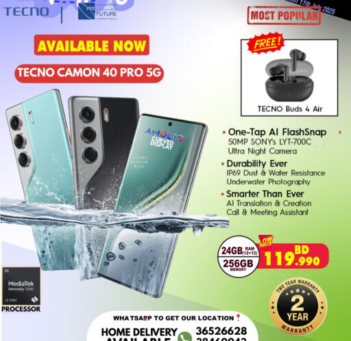 TECNO available at Taj Mobiles in Bahrain
