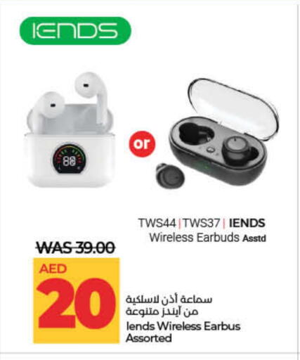 Earphone available at Lulu Hypermarket in UAE - Fujairah