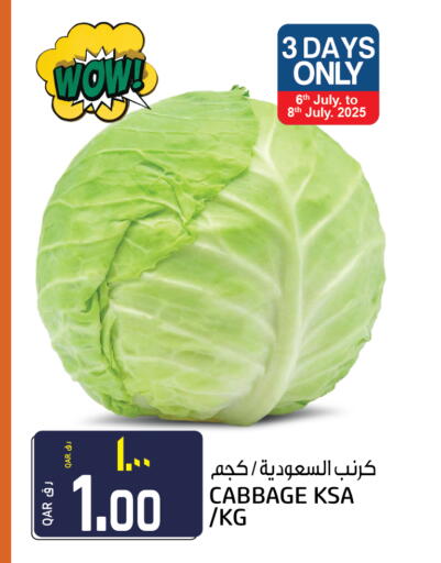 Cabbage available at السعودية in قطر - الشمال
