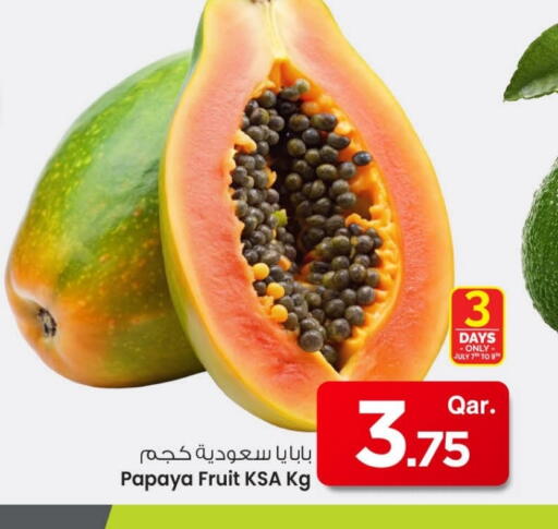 Fresh Fruits in Mark & Save , Qatar Offers - Qatar Papaya available at Mark & Save in Qatar - Al Rayyan