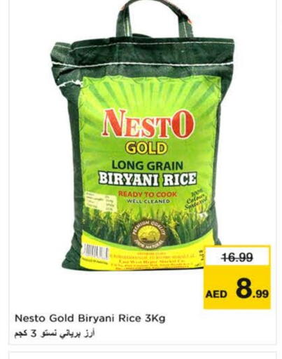 Basmati / Biryani Rice available at Nesto Hypermarket in UAE - Al Ain