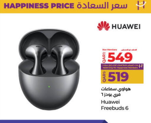 HUAWEI Earphone available at LuLu Hypermarket in Qatar - Al-Shahaniya