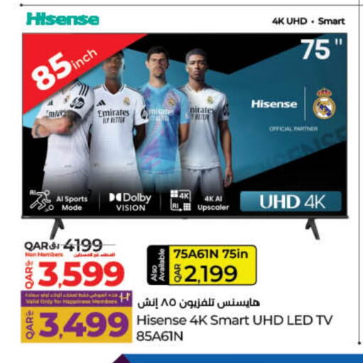 HISENSE Smart TV available at LuLu Hypermarket in Qatar - Doha