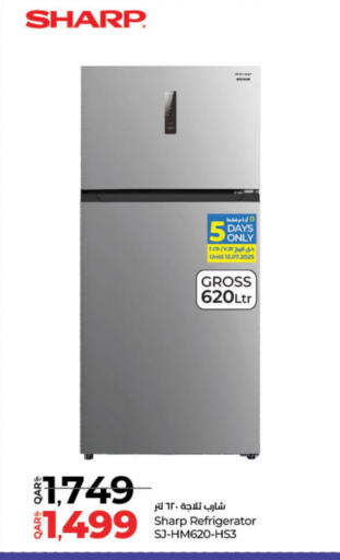 Large Appliances in LuLu Hypermarket, Qatar Offers - Qatar SHARP Refrigerator available at LuLu Hypermarket in Qatar - Al-Shahaniya