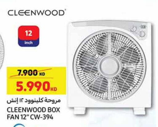 CLEENWOOD Fan available at Carrefour in Kuwait - Jahra Governorate