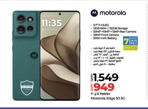 MOTOROLA available at LuLu Hypermarket in Qatar - Al Shamal