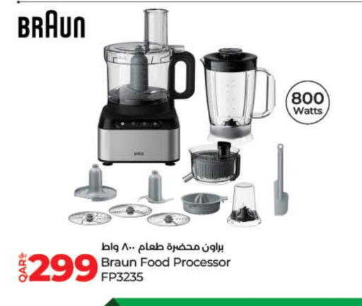 Kitchen Appliance in LuLu Hypermarket, Qatar Offers - Qatar BRAUN Food Processor available at LuLu Hypermarket in Qatar - Al-Shahaniya
