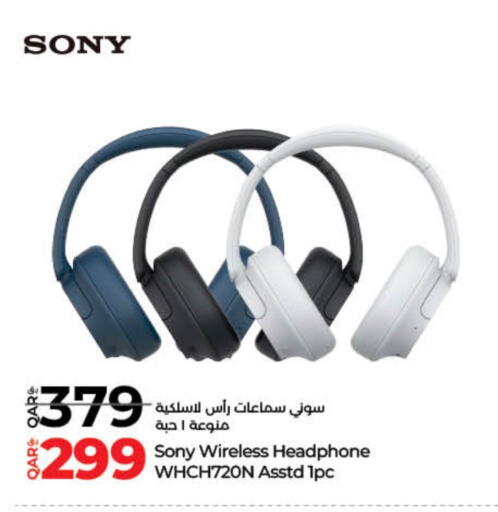 SONY Earphone available at LuLu Hypermarket in Qatar - Al Shamal