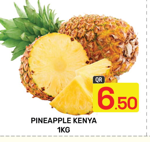 Pineapple from Kenya available at Majlis Hypermarket in Qatar - Doha