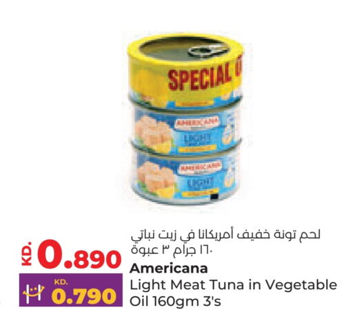 AMERICANA Tuna - Canned available at Lulu Hypermarket  in Kuwait - Jahra Governorate
