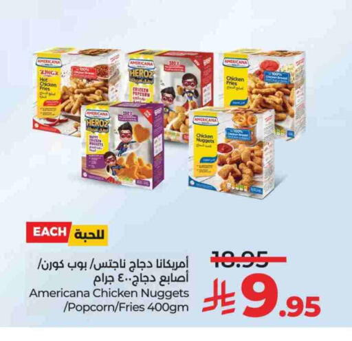 AMERICANA Chicken Fingers available at LULU Hypermarket in KSA, Saudi Arabia, Saudi - Hail